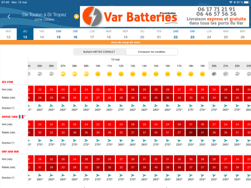 Météo 13 Mai 2021