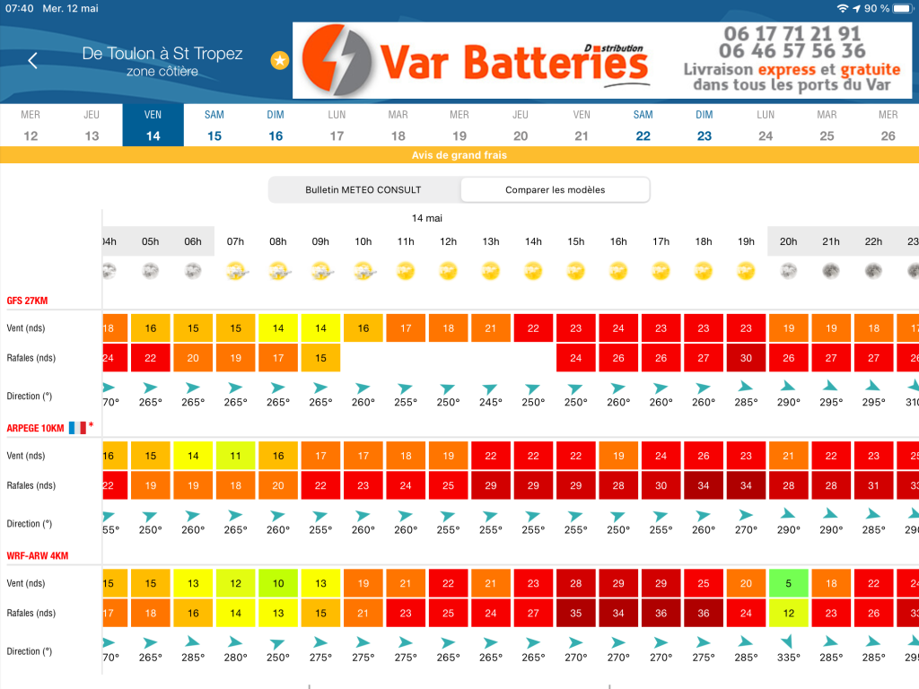 Météo 14 Mai 2021