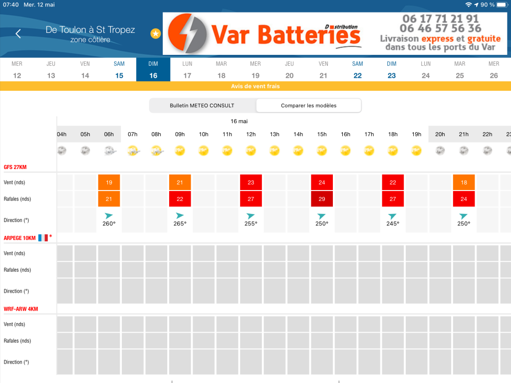 Météo 16 Mai 2021